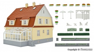 Kibri 38700 Wohnhaus mit Wintergarten H0