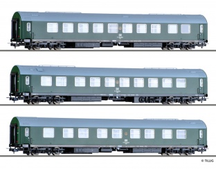 Tillig 70039 3tlg. Reisezugwagenset DR H0