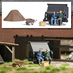 Busch 12452 Action Set: Arbeitspause H0f