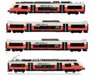 J�gerndorfer 19800 4-teiliges Set Cityjet VMOBIL SBAHN Ep VI H0 AC