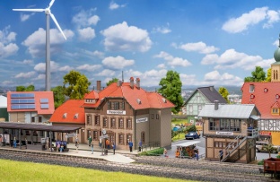 Faller 190035 Aktions-Set Bahnhof Passendorf H0