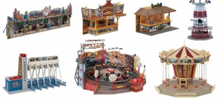 Faller 140460 Kirmes-Set Jahrmarktvergn�gen H0