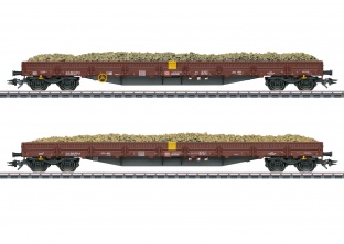 M�rklin 47159 Niederbordwagen-Set Res-x H0 AC