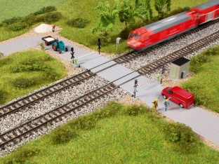 Auhagen 44649 Bahn�bergang - Halbschranke N-Spur