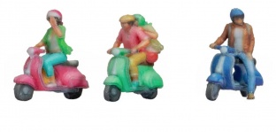 Noch 35835 Motorrollerfahrer N-Spur