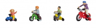 Noch 15908 Kinder auf Kinderfahrr?dern H0