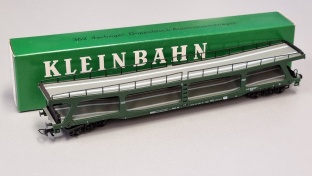 Kleinbahn 362 �BB Doppelstock-Autotransportwagen gr�n H0