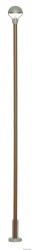 Viessmann 6062 Holzmastleuchte DDR-Reichsbahn, LED warmwei� H0