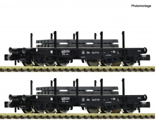 Fleischmann 6660134 2-tlg. Set: Schwerlast-Flachwagen, BB N-Spur