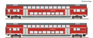 Roco 6220249 2-tlg. Set: Doppelstockwagen, DB AG H0 AC