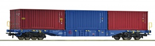 Roco 6600145 Containertragwagen, CD Cargo H0