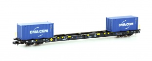 Hobbytrain H23106 Containerwagen Sggnss�80 RheinCargo, Ep.VI N-Spur