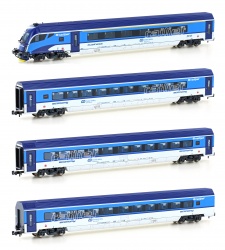 Hobbytrain H25230  4er Set Personenwagen CD Railjet, Ep.VI, Set 1 N-Spur