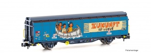 Hobbytrain H24670 Schiebewandwagen Hbbillns SBB, Ep.VI Graffiti-Serie (8) N-Spur