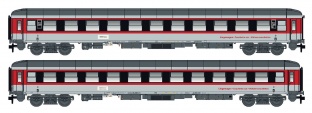 L.S. Models LS98018N 2er Set Liegewagen Bvcmz + Bvcmbz Wagon Service, Ep.VI N-Spur