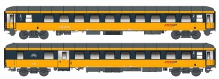 L.S. Models LS98997N  2er Set Nachtzugwagen Bdcm + Bcmz Regiojet, Ep.VI N-Spur