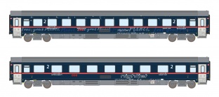 ASM 25900 2er Set Personenwagen Bmz �BB Nightjet, Ep.VI N-Spur
