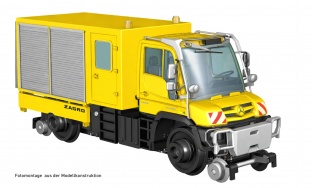 Hobbytrain H43201S Zweiwege Unimog U423 neutral, Ep.VI, Sound H0