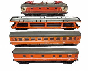 Kleinbahn 4tlg 1044er �sterreichischer Reisezug orange �BB H0