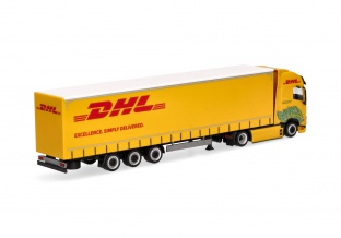Herpa 318952 Volvo FH GL XL Electric Lowlinergardinenplanen-Sattelzug 