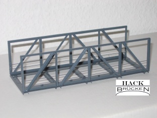 Hack V15 Vorflutbr�cke gerade 15 cm 1-gleisig H0