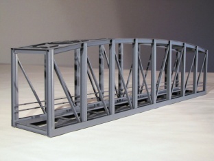 Hack K40 Kastenbr�cke gerade 40 cm 1-gleisig H0