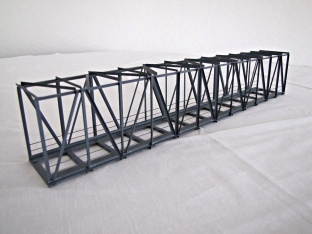 Hack K42R Kastenbr�cke gerade 42 cm 1-gleisig H0