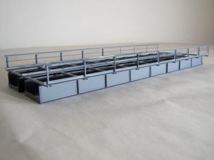 Hack T30-2 Blechtr�gerbr�cke 30 cm 2-gleisig H0