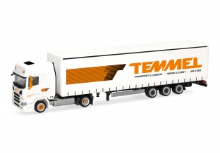 Herpa 321792 Scania CR 20 Hochdach Lowlinergardinenplanen-Sattelzug 