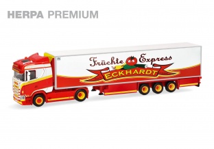 Herpa 962865 Herpa Premium: Scania CS 20 Niedrigdach K�hlkoffer-Sattelzug 