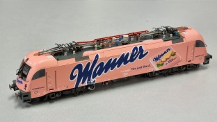 RailAd 541-001 MANNER Lok ES64U4 SZ H0