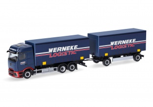 Herpa 321983 Mercedes-Benz Actros L ProCabin Wechsel-Gardinenplanen-H�ngerzug 