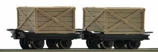 Roco 34603  2-teiliges Set Kastenloren H0e