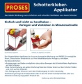 PROSES PBS-FIX-04 Set Schotterkleber-Applikator mit Spritze und Schotterverteiler Spur - N