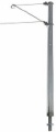 Sommerfeldt 190 �sterreich Streckenmast mit Ausleger, 100 mm, Alu (5 St�ck) H0