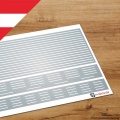 mobax AU-W-01-N Linien-Set #1 Ortsgebiet wei� (AU) N-Spur