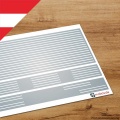 mobax AU-W-02-N Linien-Set #1 Freiland wei� (AU) N-Spur
