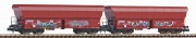 Piko 40716 2er Set Sch�ttgutwagen Falns mit Graffiti OnRail VI N-Spur