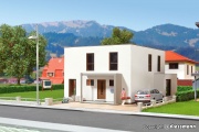 Kibri 38339 Kubushaus Lina mit Terrasse - Polyplate Bausatz H0