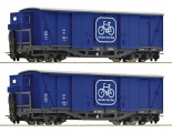 Roco 6640003 2-tlg. Set: Fahrradtransportwagen, BB H0e