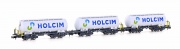 Hobbytrain H23492  3er Set Zementsilowagen Uacs Holcim, Ep.VI, neues Logo N-Spur
