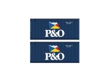 Lemke PI22505 2er Set 20�Container P&O N-Spur