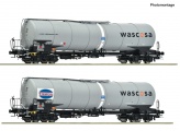 Roco 6600232 2-tlg. Set: Kesselwagen, Wascosa/Tamoil H0