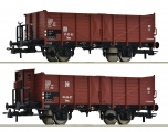 Roco 6600253 2-tlg. Set: Offene G�terwagen, DR H0