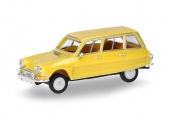 Herpa 027328-005 Citroen AMI 6 Break, zinkgelb 1:87