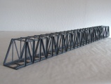 Hack K117 Lange Kastenbr�cke schr�g 117 cm 1-gleisig H0