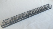 Hack K126 Lange Kastenbr�cke schr�g 126 cm 1-gleisig H0