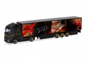 Herpa 321891 Volvo FH Aero Globetrotter XL 15m Koffer-Sattelzug 