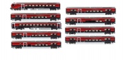 J�gerndorfer 9-teilige Railjet 2 � Garnitur der �BB Ep VI Sound H0