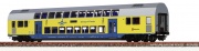 Brawa 64546 Doppelstock-Mittelwagen 2. Kl. Metronom (RE 3 Hamburg Hbf) N-Spur